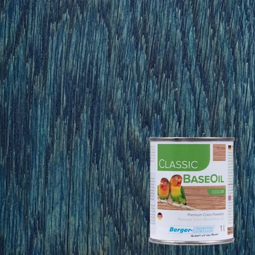 Масло для пола Berger-Seidle Classic BaseOil Color цвет Blue / Blau полуматовое 1 л