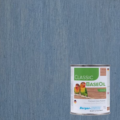 Масло для пола Berger-Seidle Classic BaseOil Color цвет Dove Blue / Taubenblau полуматовое 1 л