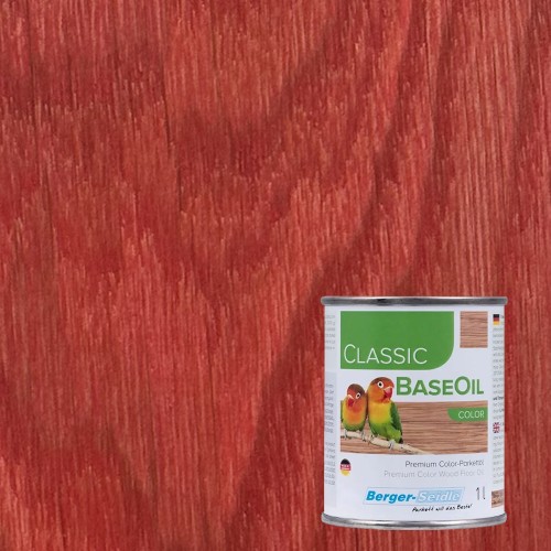 Масло для пола Berger-Seidle Classic BaseOil Color цвет Red / Rot полуматовое 1 л