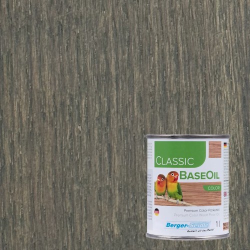 Масло для пола Berger-Seidle Classic BaseOil Color цвет Green Grey / Grungrau полуматовое 1 л