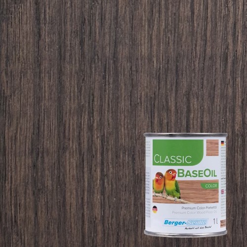 Масло для пола Berger-Seidle Classic BaseOil Color цвет Grey Brown / Graubraun полуматовое 1 л