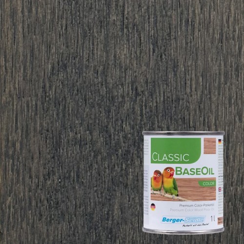 Масло для пола Berger-Seidle Classic BaseOil Color цвет Basalt Grey / Basaltgrau полуматовое 1 л