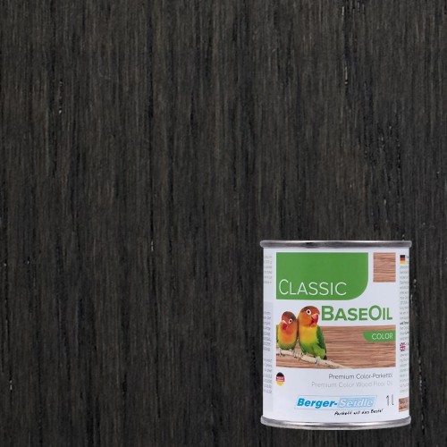 Масло для пола Berger-Seidle Classic BaseOil Color цвет Deep Black / Extraschwarz полуматовое 1 л