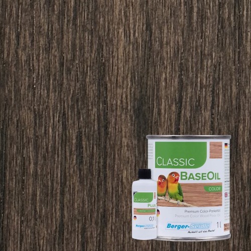 Масло для пола Berger-Seidle Classic BaseOil Color 2K цвет Ebony / Ebenholz полуматовое 1,1 л