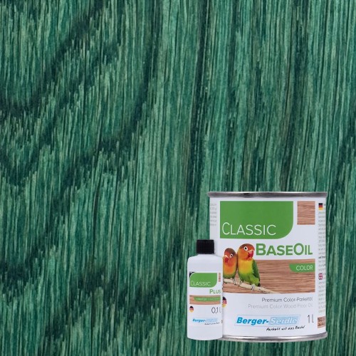 Масло для пола Berger-Seidle Classic BaseOil Color 2K цвет Green / Grun полуматовое 1,1 л