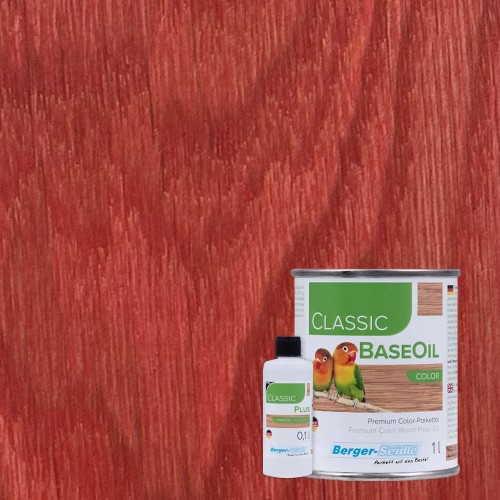 Масло для пола Berger-Seidle Classic BaseOil Color 2K цвет Red / Rot полуматовое 1,1 л