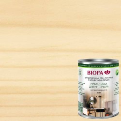 Масло с воском для дерева Biofa 2045 Бесцветное матовое 0,4 л
