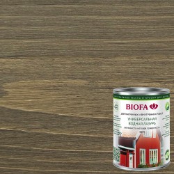 Лазурь для дерева Biofa 5075 цвет 7550 Лесной Покров шелковисто-матовая 0,4 л