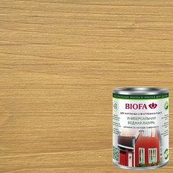 Лазурь для дерева Biofa 5075 цвет 7558 Ореховый Лес шелковисто-матовая 0,4 л