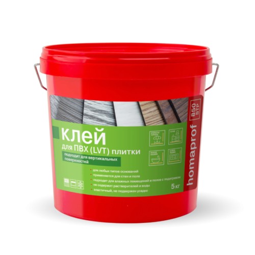 Клей для винилового пола Homakoll 850 STP силан-модифицированный 5 кг