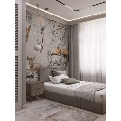 Потолочный плинтус под покраску Hiwood A178 с подсветкой 2000×140×110