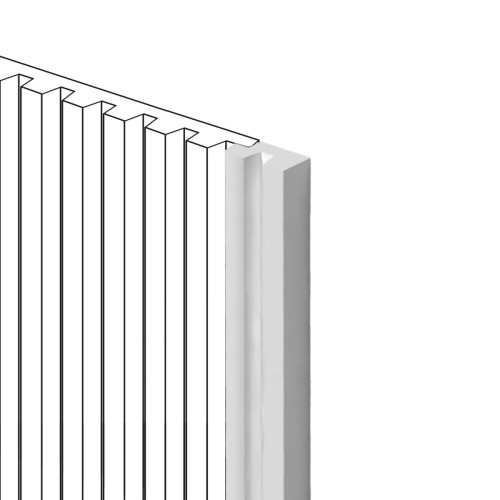 Финишный молдинг под покраску Hiwood LF129B NP 2700×23,6×11
