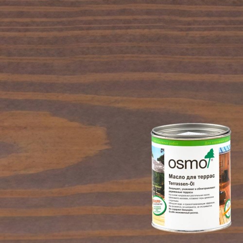 Масло для террас Osmo Terrassen-Ole цвет 032 Умбра шелковисто-матовое 0,75 л