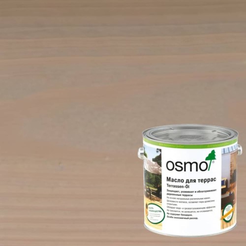 Масло для террас Osmo Terrassen-Ole цвет 022 Серо-бежевый шелковисто-матовое 2,5 л
