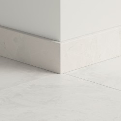 Плинтус МДФ ламинированный Pergo Белый Альпийский Камень PGVSK40169 2400×58×12