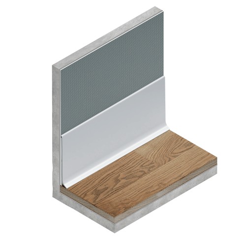Плинтус алюминиевый Neexy Серебро Матовое AKBD40-MS 2500×40×10