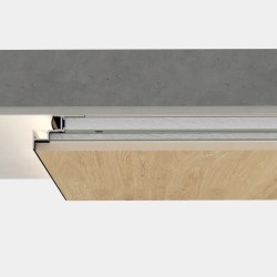 Профиль алюминиевый теневой с подсветкой Laconistiq Multilevel Dual Без покрытия 30-100-300 3000×46,7×31