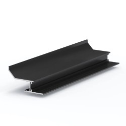 Профиль алюминиевый теневой с подсветкой Laconistiq Multilevel Struk RAL9005 Черный муар 20-31-300 3000×55×29