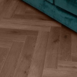 Кварцвиниловая плитка Vinilam клеевая Vinilpol Herringbone Glue Паркет Пикассо 9911 венгерская елка 609×152,4×2,5