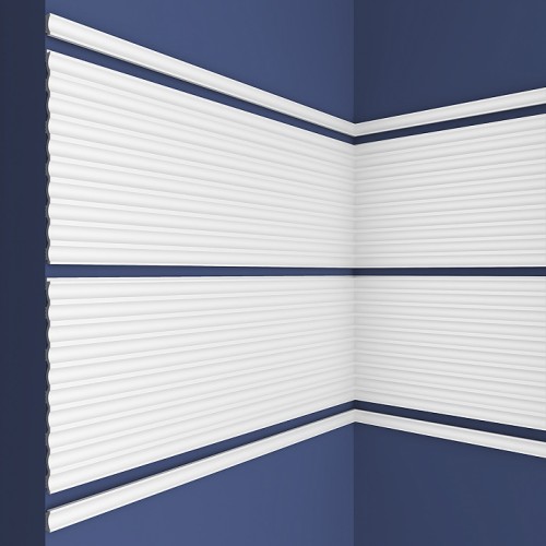 Финишный молдинг под покраску Европласт 6.51.434-280 2800×25×11