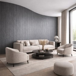 Гибкий камень Alpine Walls Гибкая керамика Ardesia MTR-001PW 1200×600×4