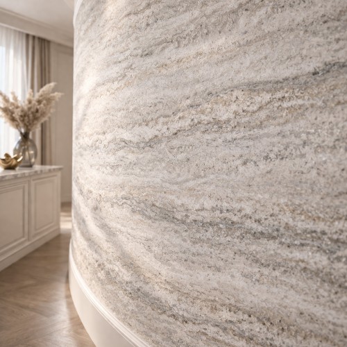 Гибкий камень Alpine Walls Гибкая керамика Travertino Classico MTR-014PW 1200×600×4