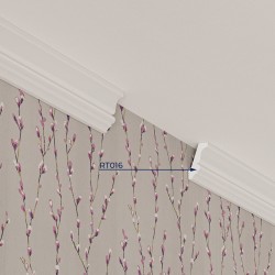 Потолочный плинтус под покраску Artiva RT016 2000×18×30