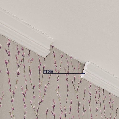 Потолочный плинтус под покраску Artiva RT016 2000×18×30