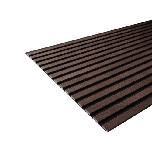 МДФ стеновая панель акустическая Artiva Flex Дуб Окленд AFL004 черный войлок гибкая 1200×600×6