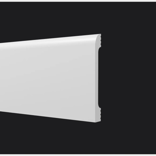 Плинтус под покраску Decor-Dizayn Грани DD736/N 2400×80×10