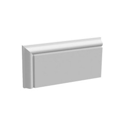 Заглушка для плинтуса под покраску Decor-Dizayn DD005/U4 левая 79 мм