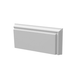 Заглушка для плинтуса под покраску Decor-Dizayn DD701/U3 правая 100 мм