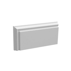 Заглушка для плинтуса под покраску Decor-Dizayn DD701/U4 левая 100 мм