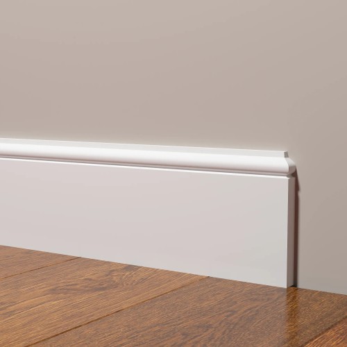 Заглушка для плинтуса под покраску Decor-Dizayn DD701/U5 правая 100 мм