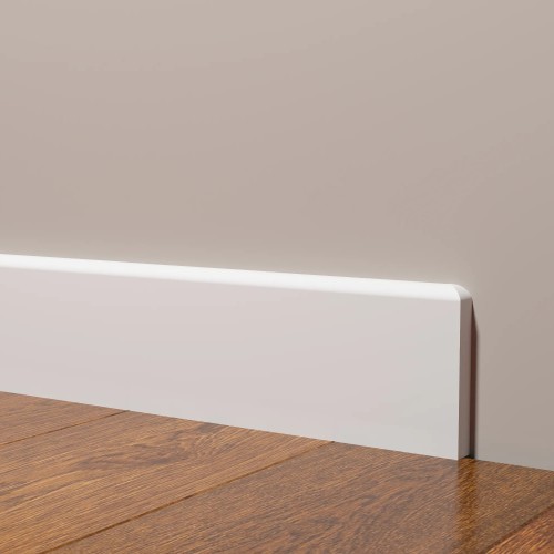 Заглушка для плинтуса под покраску Decor-Dizayn DD706/U5 правая 80 мм