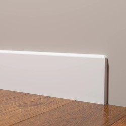 Заглушка для плинтуса под покраску Decor-Dizayn DD707/U5 правая 100 мм