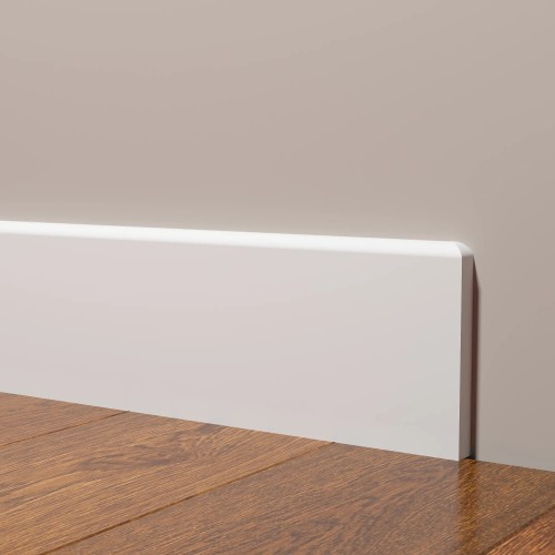 Заглушка для плинтуса под покраску Decor-Dizayn DD707/U5 правая 100 мм