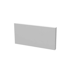 Заглушка для плинтуса под покраску Decor-Dizayn DD708/U3 правая 80 мм