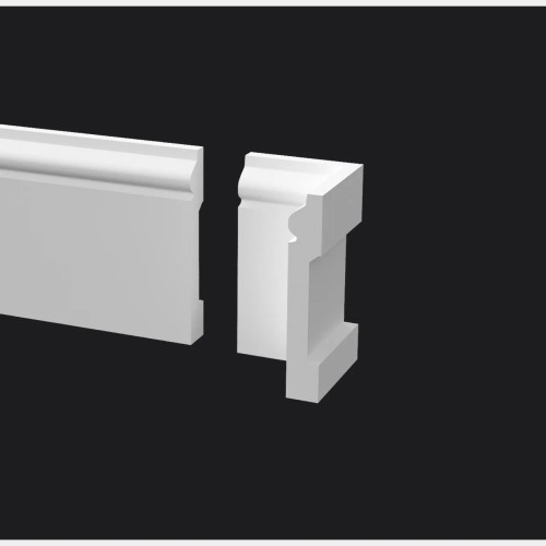 Угол внутренний для плинтуса под покраску Decor-Dizayn DD005/U1 79 мм