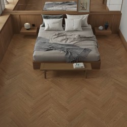 Композитная паркетная доска Alpine Floor Приоритет Паркет Дуб Винтажный ECO 30-6 венгерская елка 600×125×5,5