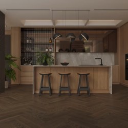 Композитная паркетная доска Alpine Floor Приоритет Паркет Дуб Благородный ECO 30-7 венгерская елка 600×125×5,5