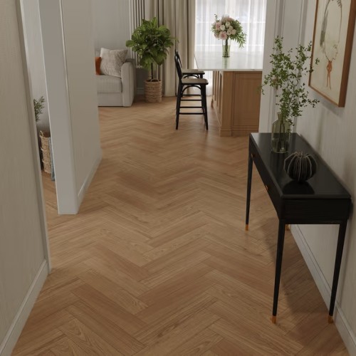 Композитная паркетная доска Alpine Floor Приоритет Паркет Дуб Монолитный ECO 30-8 венгерская елка 600×125×5,5