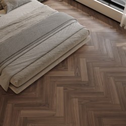 Композитная паркетная доска Alpine Floor Приоритет Паркет Орех Натуральный ECO 30-9 венгерская елка 600×125×5,5