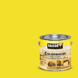 Воск для дерева Saicos Colorwachs Classic цвет 3012 Лимонный 0,125 л