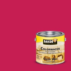 Воск для дерева Saicos Colorwachs Classic цвет 3034 Малиновый 0,125 л