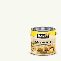 Воск для дерева Saicos Colorwachs Classic цвет 4009 Белый непрозрачный 0,125 л