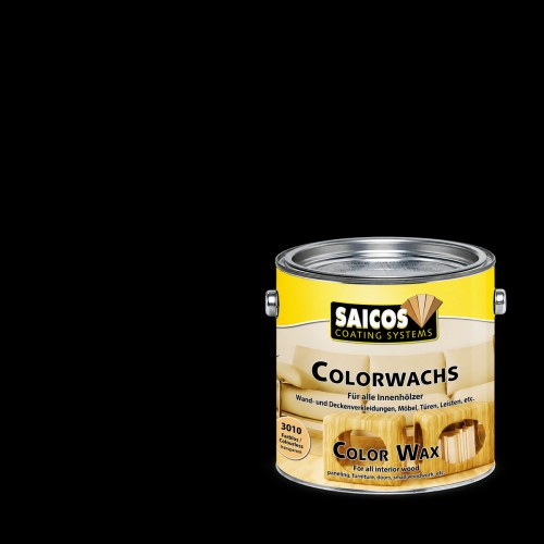 Воск для дерева Saicos Colorwachs Classic цвет 4019 Черный непрозрачный 0,125 л