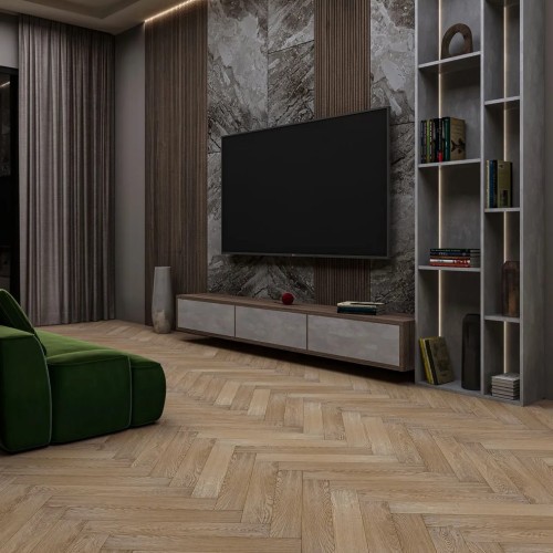Ламинат My Step Herringbone 8 Дуб Руан MS4308 венгерская елка 600×100×8