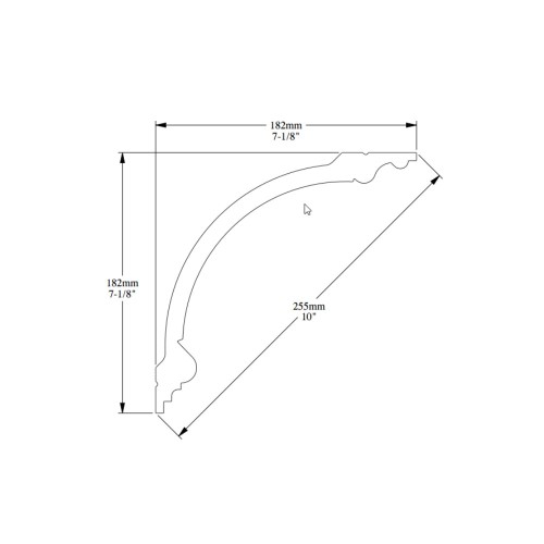 Карниз под покраску Orac Decor Orac Luxxus C338 2000×182×182