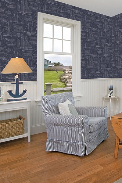 Обои Aura Deauville G23326 фото в интерьере